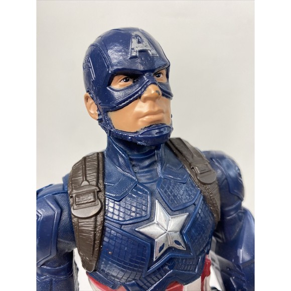 Marvel Titan Hero Series Captain America Action Figure Avengers 12” Chris Evans - Picture 4 of 7